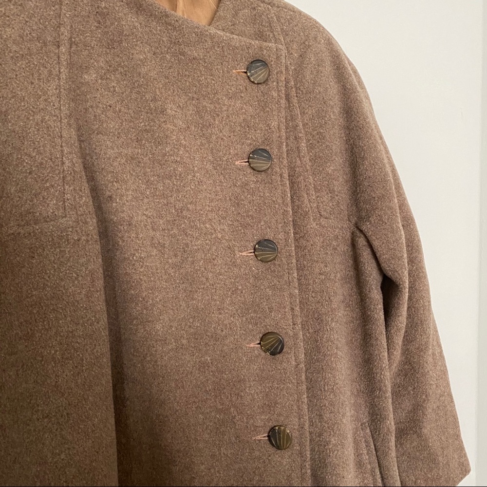 Brown Wool Fully Lined Jacket - image 2